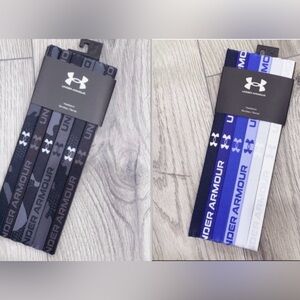NWT Under Armour Mini Headbands 6-Pack - Non-Slip Athletic Hairbands